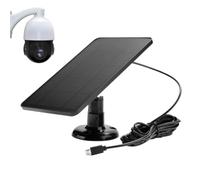 Solar Panel for Camera 10W Quiet Charging Adapter Outdoor Charger