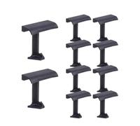 Solar Panel Mount - 1.9*1.5*1.1in Solar Panel Mounting | 10 Pieces 30mm Water Guide And Mud Discharge Clamps For Roof House Balcony Pool Fence Wall Ground Garage Boat Farm Industrial