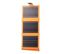 Solar Panel Phone Charger, Foldable Charging Solar, Portable Outdoor Power Device, Travel Friendly Renewable Energy, Ideal for Camping, Smartphone, Smartwatch, 16,73 x 6,5 pollici
