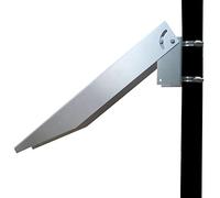 Solar Panel Pole Mount Kit Single Arm Pole-Wall Mounting Brackets Support Solar Panels from 5W to 50W