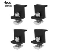 Solar-Panel Supporto Fissaggio PV Estremit?? Morsetto Centrale 30mm/35mm Black