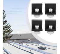 Solar-Panel Supporto Fissaggio PV Estremit Morsetto Centrale 30mm/35mm Black