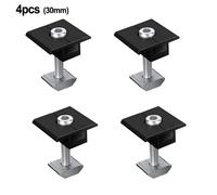 Solar-Panel Supporto Fissaggio PV Estremit?? Morsetto Centrale 30mm/35mm Black