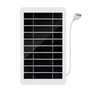 Solar Panels, Power Source, 6.18x3.7x0.07 Inches, Monocrystalline Portable High Efficiency Panel Off Grid Energy, Solar Utility Gear for Rv, Roof, Travel, Trailer, Marine, Backup and Camping