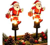 Solar Pathway Lights- Christmas Santa Design LED Pathway | Solar Stake