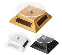 Solar Piatto girevole a 360 gradi, espositore per gioielli, 9 cm, in | , nessun cavo necessario, in senso orario/antiorario, per cellulare/cristallo, disponibile per bianco