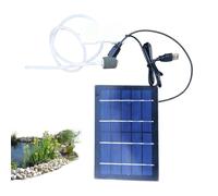 Solar Pond Aerator Pump System, Silent Oxygen Air Supply Device, Pesce Tank Outdoor Aeration Design, 7,09 x 5,91 x 0,59 pollici Solar Powered Use, Garden Pond Backyard Park Camping Water Oxygen