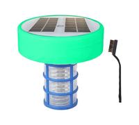 Solar Pool Ionizer, Automatic Copper ION Purificare, Clorina- Water Cleaner, Dimensione 105mmx4.13 pollici LED Light Floating for Eco-Friendly Algae Control, Freshwater