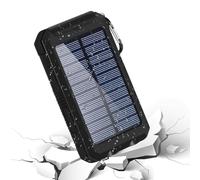 Solar Portable Charger,Small Phone Charger,20000mAh Wireless Fast Charging Device With Flashlight | For Camping Hiking