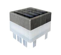 Solar Post Cap Lights, Waterproof Fence Light for 7cm Square Posts with Cool/warm White Led, Monocrystalline Solar Charging for Garden Balcony Pool Landscape, Dusk to Dawn Automatic Outdoor Lighting
