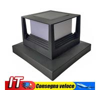 Solar Post Light Waterproof Outdoor Column Patio Fence Gate Garden Lamps IT