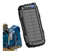 Solar Power Bank, 42800 mAh Fast Charging Portable Charger, Lightweight Outdoor Battery Pack for Phone, Security Camera, Monitor, Travel and Camping Use, 7,68 x 4,02 x 1,38 pollici
