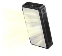 Solar Power Bank 50000Mah - PD 20W e QC 3.0 Caricatore portatile addebito rapido | Batteria esterna impermeabile impermeabile per 15/14, Galaxy | Caricatore solare ad alta capacità per