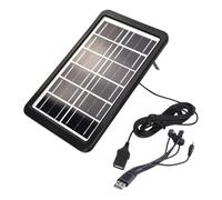 Solar Power Bank, Camping Charger, Output and Portable Design, Waterproof Casing Shockproof Shell Led Indicators Usb Compatibility, Emergencys Charging for Outdoor Adventure