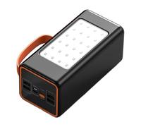 Solar Power Bank - Caricatore solare veloce | Batteria portatile per cellulare, batteria di backup di lunga durata, batteria mobile ad alta capacità per campeggio, escursionismo e ricarica all'aperto