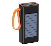 Solar Power Bank, Cell Phone Charger, Long Lasting Battery Pack, Compact Outdoor Design, External Charging Device, Ideal for Camping Hiking and Travel, 20000mAh