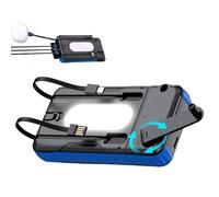 Solar Power Bank - Shockproof with Flashlight, Hand Crank Solar Charger Power Bank | 20000mAh Large Capacity with Flashlight | for Phone Camping Hiking Travel Fishing Backpacking Tablet Outdoor