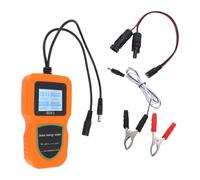 Solar Power Meter, Portable Multimeter Tester, Battery Free Device, 15 × 8 cm Energy Supply, Compact Lifestyle Accessory, Reliable Outdoor Setup, for Home Apartment Car Van RV Boat Travel Monitoring