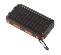 Solar Powerbank - Caricatore rapido mobile da 20.000 mAh con torcia, caricabatterie wireless | Rustose alimentazione esterna, batteria di emergenza, batteria portatile impermeabile per avventura e tem