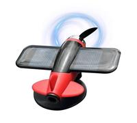 Solar Powered Aircraft, Rotating Aircraft Model, Sturdy Ornament, Sun Operated Decoration, Car Interior Accessory for Dashboard Display and Automotive Styling