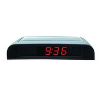 Solar-powered car clock - Illuminated car clock - Vehicle clo.ck | Solar-powered display with temperature, date, time, automatic brightness, and long-lasting lithium battery