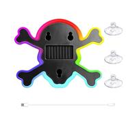 Solar Powered Car Light - Suction Cup Colorful Skeleton Ambient Lamp