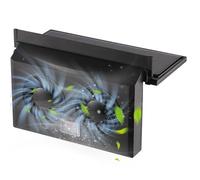 Solar Powered Car Ventilation Fan - Double Head Cooling Vent, Window Mounted Radiator Ventilator, With High Efficiency Air Circulation | For Backseat Frontseat Driving Travel Comfort Cooling