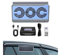 Solar Powered Car Window Fan, Portable Cooling Device, Air Ventilation Fan, Eco Friendly Gadget, Double Mode System, Ideal for Vehicle, RV, Truck, Camping, Travel Use