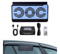 Solar Powered Car Window Fan - Portable Window Mount Car Cooling Fan