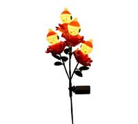 Solar Powered Christmas Lights | Rose Snowman Garden Stakes | Christmas Solar Lights Outdoor Decor | for Yard Patio Porch Lawn Pathway Walkway Landscape Party Indoor