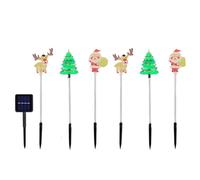 Solar Powered Christmas Lights - Solar Christmas Stake Lights, Reindeer Yard Stake Light, Landscape Decor Lampada Weatherproof, Reindeer Yard Light For Yards Porches Festival Balconies