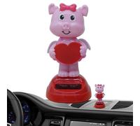 Solar Powered Dancing Animals - Dashboard Ornament | Decorative Animals Ornaments For Car, Solar Animal For Valentine's Day Gift, Dancing Animal Table Ornament For Car Dashboard Decoration