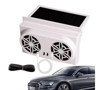 Solar Powered Fan, Cooling Vent Exhaust System, Solar-Powered Air Circulator, Effective Vehicle Air Purificatore per gli amanti, amici, famiglia, viaggio, Commuta giornaliera, 6.3x3.94x1.38 inch