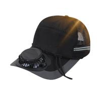 Solar Powered Fan Hat - 3-Speed Breathable Headwear | USB Rechargeable