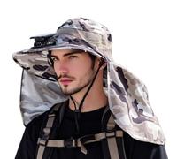 Solar Powered Fan Hat Waterproof Fishing UV Hat Sunlight Comfort