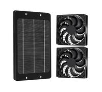 Solar Powered Fan | Waterproof Cordless Silent | Portable Outdoor Cooling F