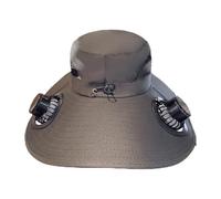 Solar Powered Hat - Sun Protection Hat | Outdoor Activity cap | Wide Brim Breathable Design, Cooling Mesh Fabric, Beach Hat for Hiking And Travel