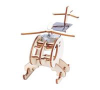 Solar Powered Helicopter Kit, Physics Experiment Playset, 7.09x2.76x3.54 inches, Interactive Hands On Learning, STEM Assembly Toy School, Home, Homeschool Educators, Kids, Teens, Instructors
