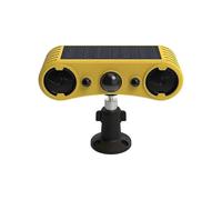 Solar Powered Indoor and Outdoor Motion Sensor Alarm - Noise Maker! 13 Sound Detector Strobe Lights. Perfect for Homes, Cottages and Farms! 2025