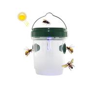 Solar Powered LED Fly Bee Trap Catcher Insect Control Tool
