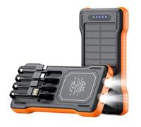 Solar Powered Phone Charger Portable For Camping Hiking Travel