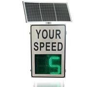 Solar Powered Radar Speed Feedback Sign, 50 x 70 cm, con telecomando | Il segnale di feedback della velocità radar alimentato a energia solare fornisce chiari avvisi di velocità ai conducenti