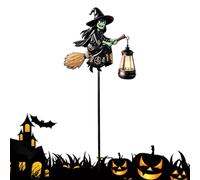 Solar Powered Spooky Yard Light Outdoor Witch Path Accent Fixture Set