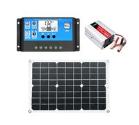 Solar powrr Station - Generatore Solare 300W Con Prese di Corrente Alternativa 220 V | Inverter Di Potenza Portatile Per Il Backup Domestico, Campeggio, VR, Avventure All'aperto, Una