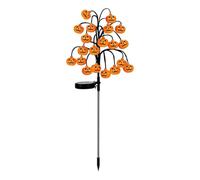 Solar Pumpkin Halloween Light Weather Resistant Decorative Garden Lantern