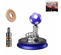 Solar Rotating Football Car Air Freshener & Aromatherapy Diffuser,Olar Dashboard Wireless Fragrance Balls Decorations,360° Reusable Ornament for Car,Office & Home (blue)