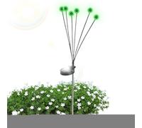 Solar Scary Eyeball Lights, Outdoor Firefly Lanterns, Waterproof Swaying Decor, 3.94x3.94x27.56 Inches, Ideal for Yard, Flowerbed, Walkway, Patio, Halloween Parties, Night Displays