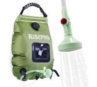 Solar Shower Bag 5 gallons/20L Portable Outdoor Solar Heating Premium Camping