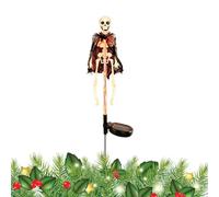 Solar Skeleton Ground Light - Halloween Outdoor Lawn Stake Decoration