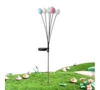 Solar Stake Lights - Swaying Easter Eggs Decorations | Landscape Garden Lights With Ground Plug | Ideal For Walkway Lawn Patio Backyard Sidewalk Parcheggio Campeggio Indoor Outdoor Use